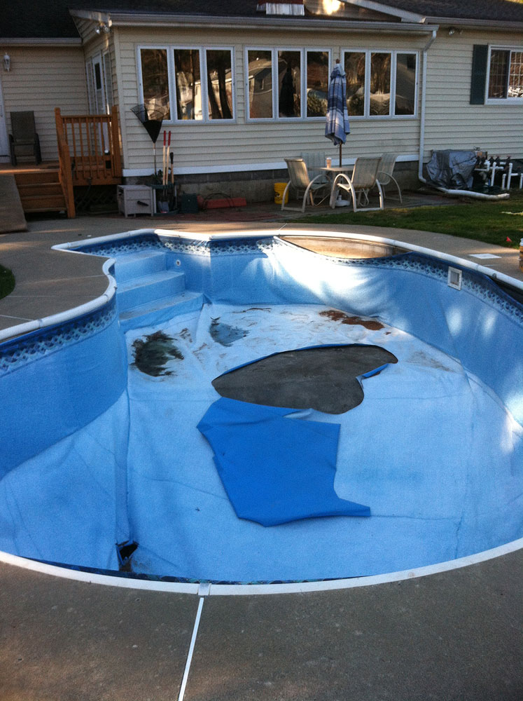 Pool Bottom Resurfacing